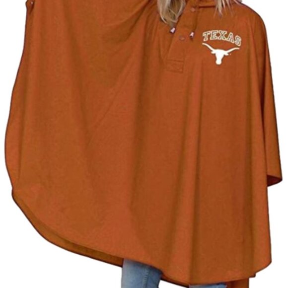Storm Duds Texas Longhorns Heavy Weight Adult Adjustable Hood PVC Rain Poncho - Picture 3 of 6